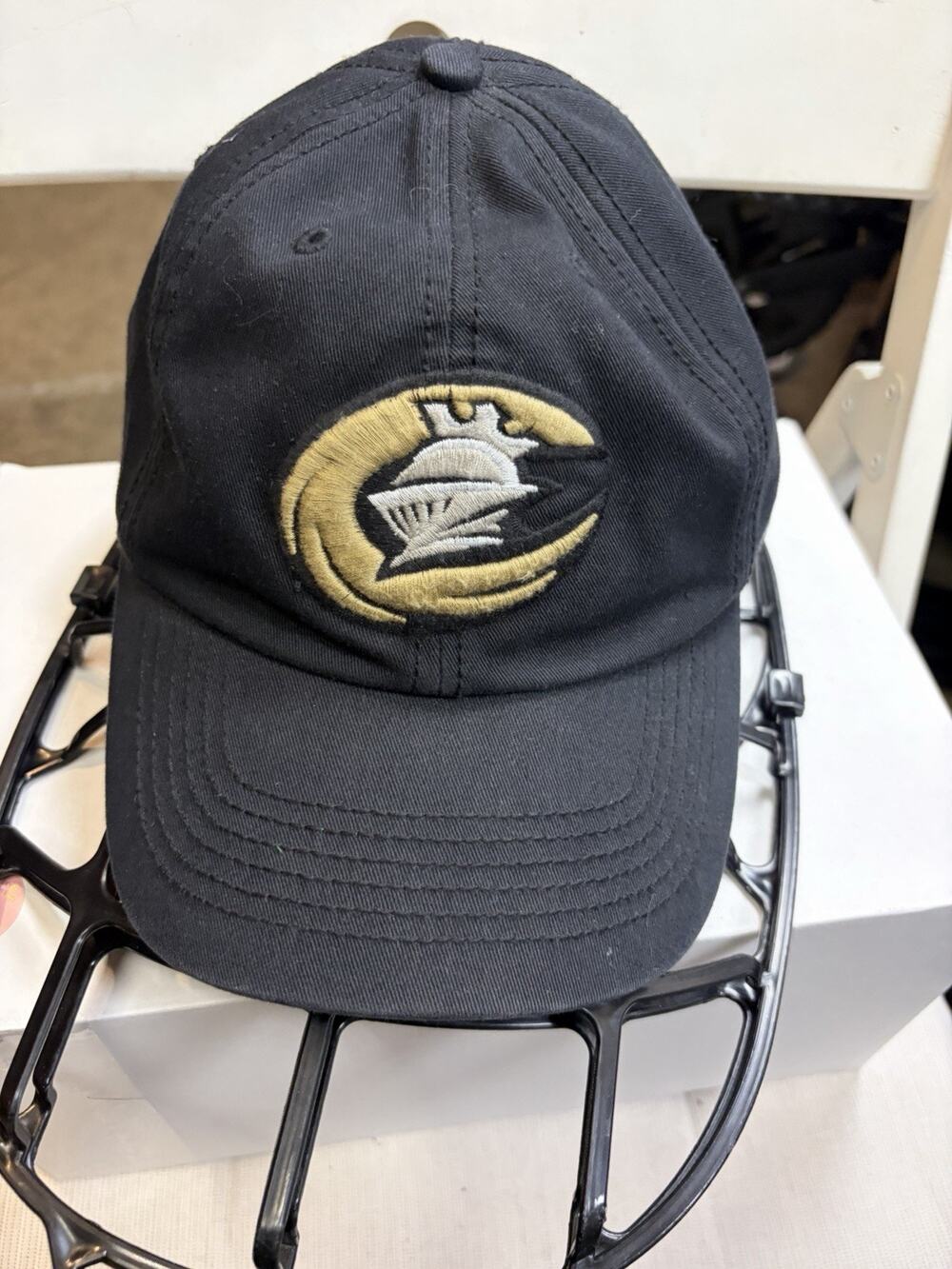47 Brand Kannapolis Cannon Ballers Hat Adult L Black MiLB Fitted Baseball Cap